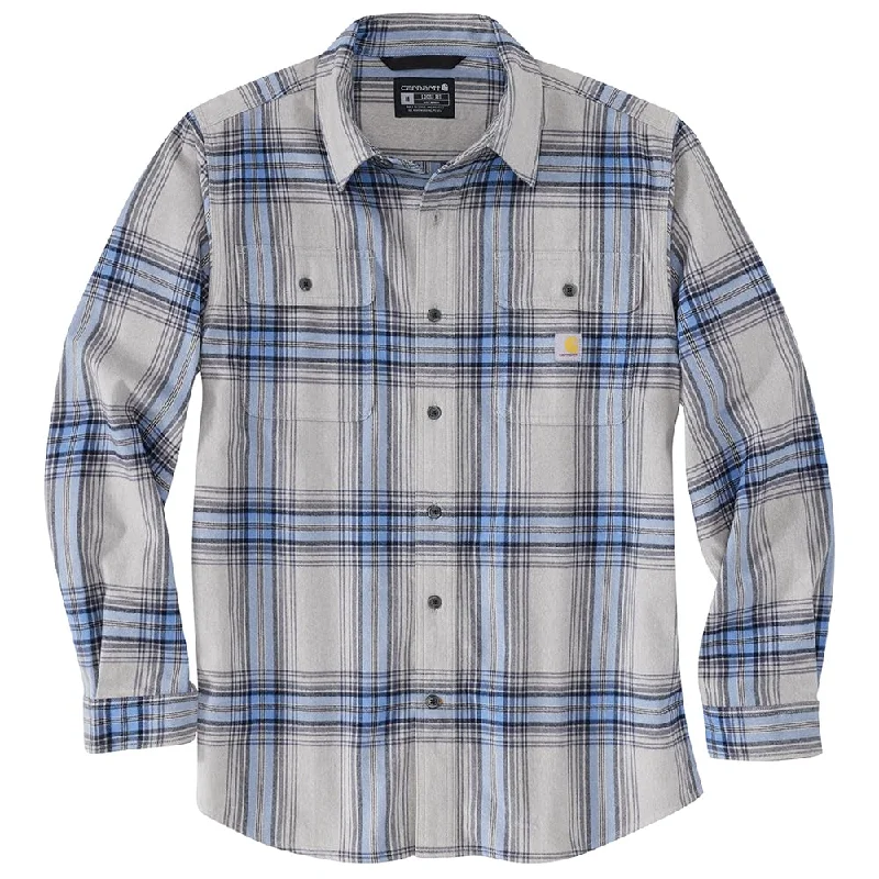 Daily Comfort Carhartt 105947 Men's Loose Fit Heavyweight Flannel Long-Sleeve Plaid Shirt - X-Large Regular - Asphalt Daily Comfort Carhartt 105947 Men's Loose Fit Heavyweight Flannel Long-Sleeve Plaid Shirt - X-Large Regular - Asphalt