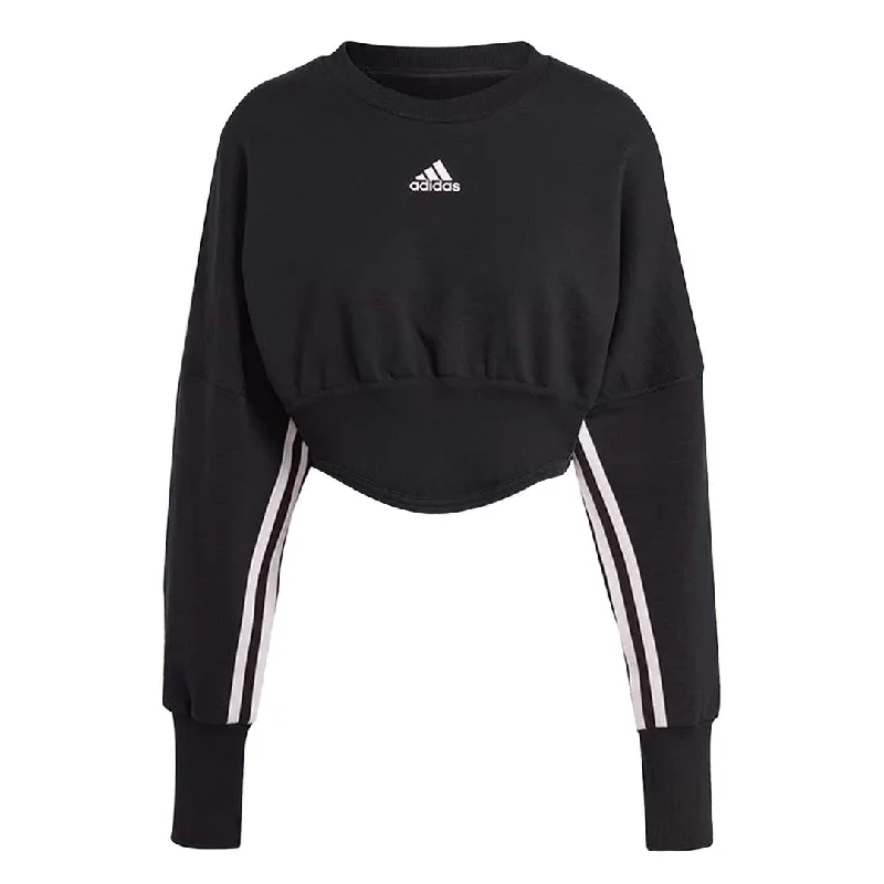 Comfortable down adidas - Women's Dance 3-Stripes Corset-Inspired Sweatshirt (IB4749)