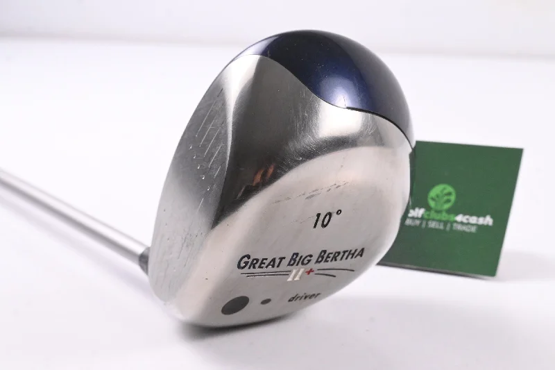 Stylish Casuals Left Hand Callaway Great Big Bertha II+ Series Driver / 10 Degree / Regular Flex Stylish Casuals Left Hand Callaway Great Big Bertha II+ Series Driver / 10 Degree / Regular Flex