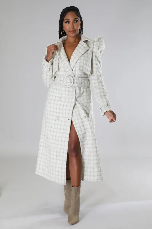 New Products Tweed Baby Coat