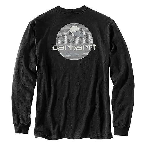 Versatile Style Carhartt 105955 Men's Relaxed Fit Heavyweight Long-Sleeve Pocket Mountain Graph Versatile Style Carhartt 105955 Men's Relaxed Fit Heavyweight Long-Sleeve Pocket Mountain Graph