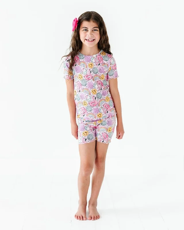 Free Design Could've Pooled Me Cap Sleeve Shirt & Shorts Set