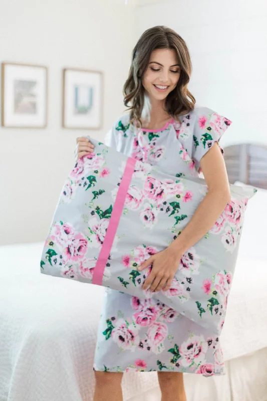 Cozy Knits Olivia Gownie & Pillowcase Set