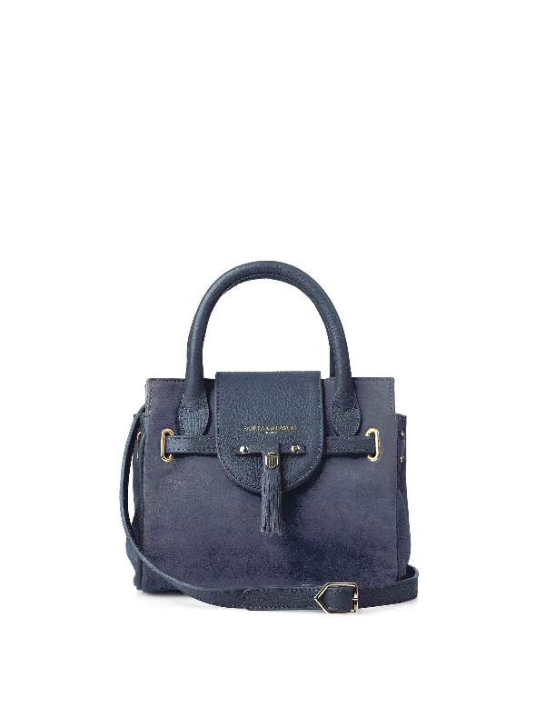 Cozy Fashions Mini Windsor Handbag - Ink