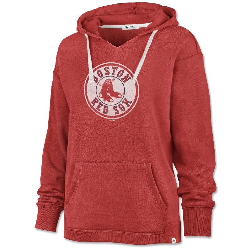 Perfect Tailoring Ladies 47 Emerson Hood - Circle Logo - Red