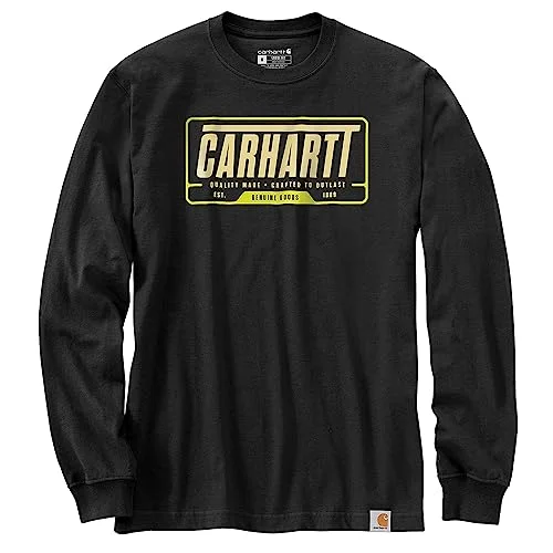 Weekend Wear Carhartt 105954 Men's Loose Fit Heavyweight Long-Sleeve Outlast Graphic T-Shirt Weekend Wear Carhartt 105954 Men's Loose Fit Heavyweight Long-Sleeve Outlast Graphic T-Shirt