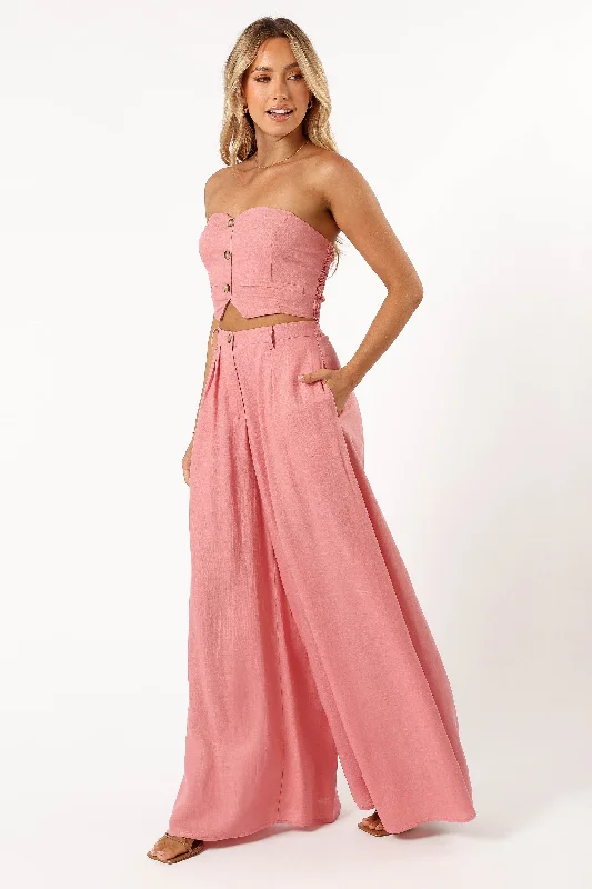 Sports Fashion Alexandra Pant Set - Pink