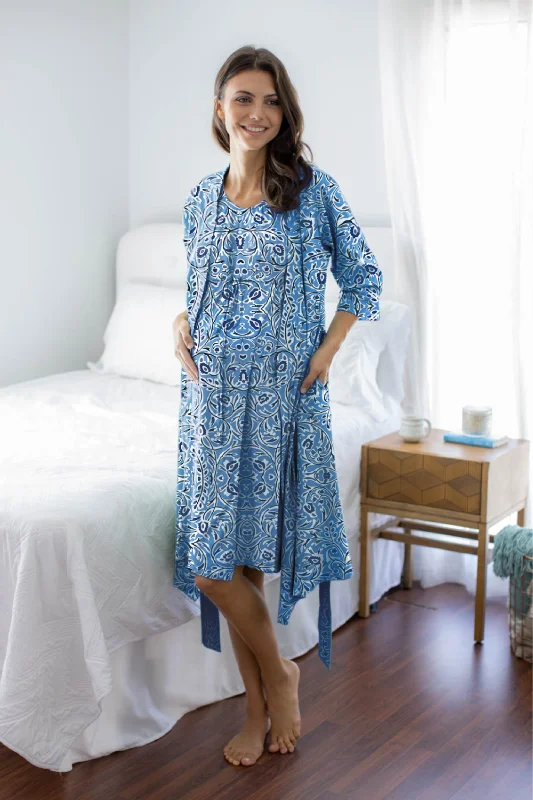 Relaxed Fits Natalia Robe & 3 in 1 Labor Gown Set