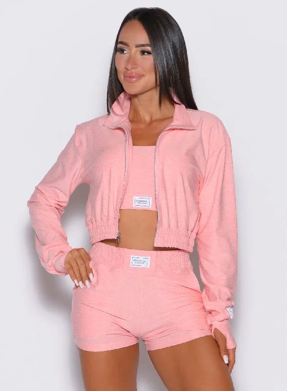 French Style Cloud Crop Jacket