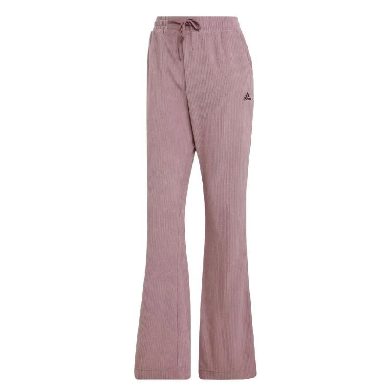 Comfortable Looks adidas - Women's Hyperglam Rib Velour Flared Leg Pant (IB3617)