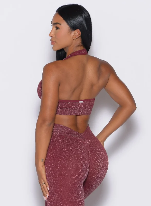 Street Cool Shimmer Backless Bra