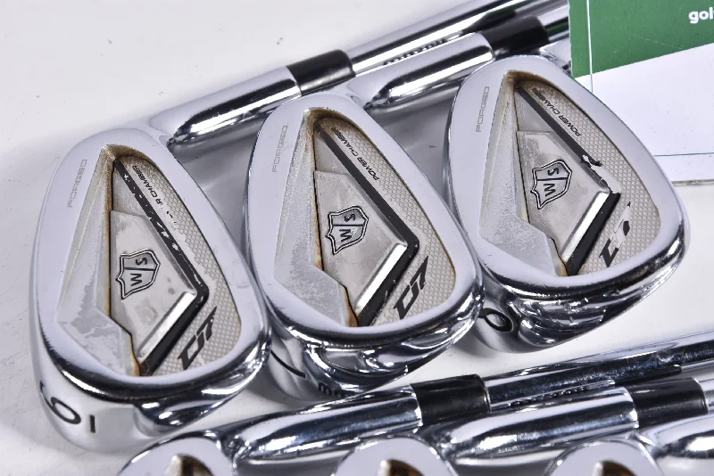 Casual Comfort Wilson D7 Forged Irons / 6-PW+GW / Stiff Flex KBS $-Taper 95 Shafts