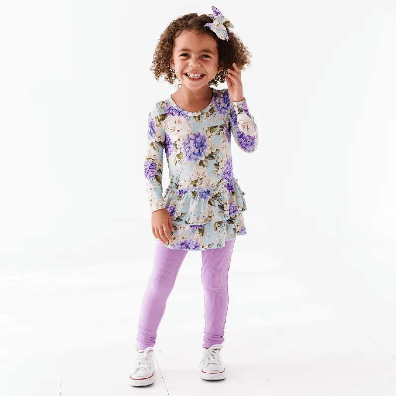 Lounge Chic Secret Garden Toddler Top & Tights Set