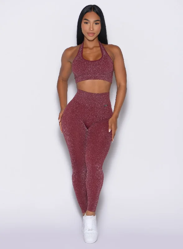 Exclusive Customization Shimmer V Back Leggings