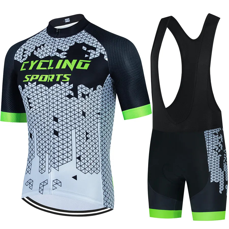 Relaxed And Casual CYKLOPEDIA Cycling Jersey Set Quick-Dry Bicycle Cycling Set with Gel Pad Summer Anti-UV Men Pro Short-Sleeves Bicycle Clothing Relaxed And Casual CYKLOPEDIA Cycling Jersey Set Quick-Dry Bicycle Cycling Set with Gel Pad Summer Anti-UV Men Pro Short-Sleeves Bicycle Clothing