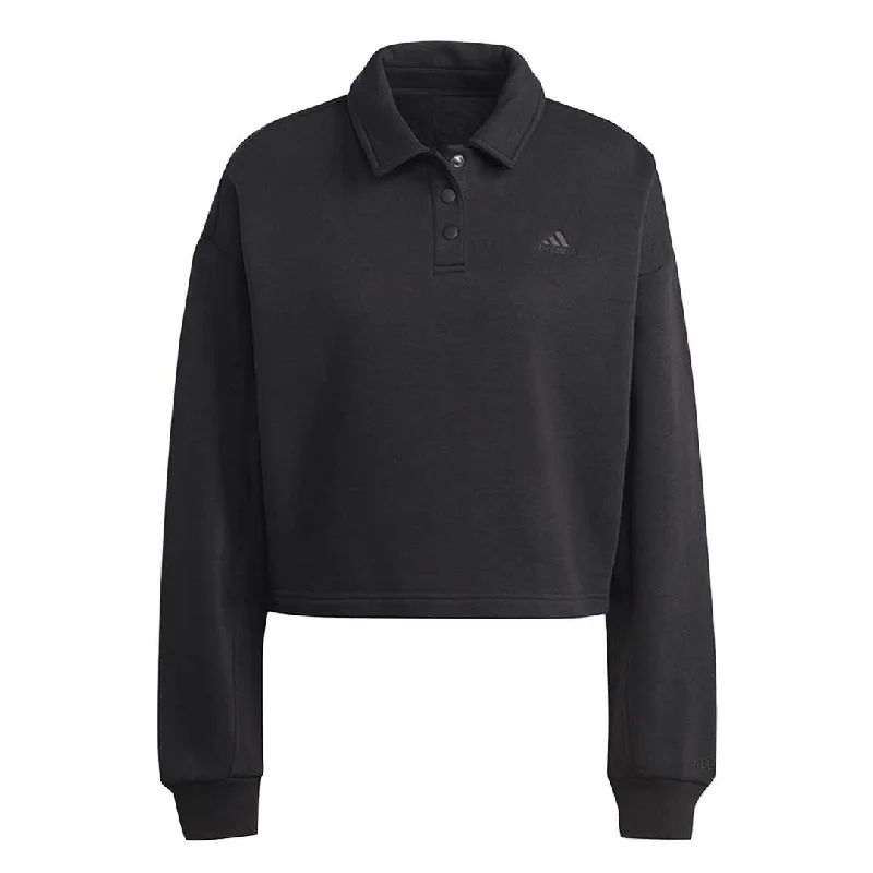 Everyday Comfort adidas - Women's All SZN Fleece Graphic Polo Sweatshirt (IL1514)