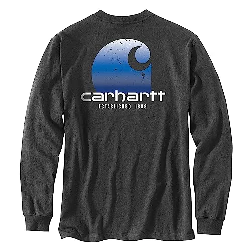 Effortless Dressing Carhartt 105952 Men's Relaxed Fit Heavyweight Long-Sleeve Pocket C Graphic T-Sh Effortless Dressing Carhartt 105952 Men's Relaxed Fit Heavyweight Long-Sleeve Pocket C Graphic T-Sh