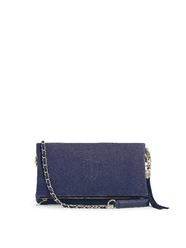 College Style Finsbury Clutch - Ink