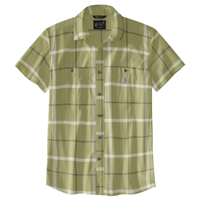 Versatile Comfort Wear Carhartt 105701 Men's Rugged Flex Relaxed Fit Lightweight Short-Sleeve - Green Olive, Large Big Tall Versatile Comfort Wear Carhartt 105701 Men's Rugged Flex Relaxed Fit Lightweight Short-Sleeve - Green Olive, Large Big Tall
