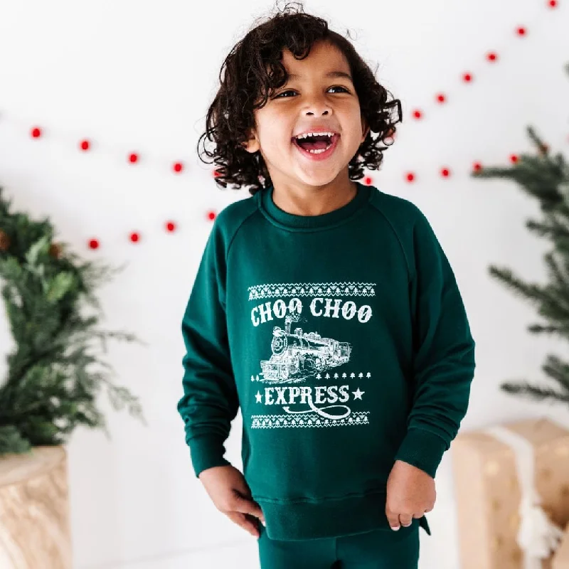 Choo Choo Express Crew Neck Sweatshirt