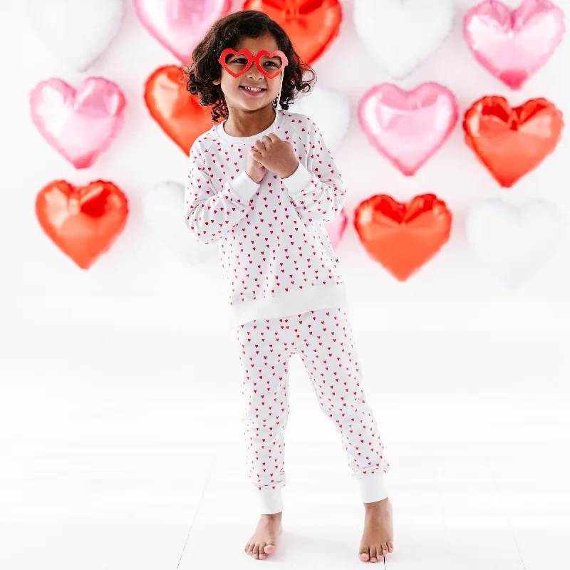 Personal Charm Heart to Resist Jogger Set