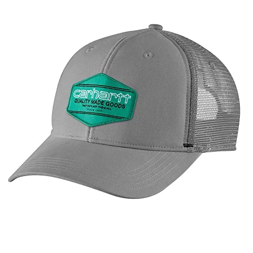 Personal Design Carhartt 105691 Men's Canvas Mesh Back Quilty Patch Cap