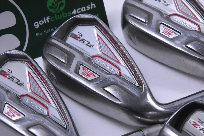 Celebrity Style Left Hand Cobra Fly-Z XL Irons / 5-PW / Ladies Flex Cobra Fly-Z XL 55 Shafts Celebrity Style Left Hand Cobra Fly-Z XL Irons / 5-PW / Ladies Flex Cobra Fly-Z XL 55 Shafts