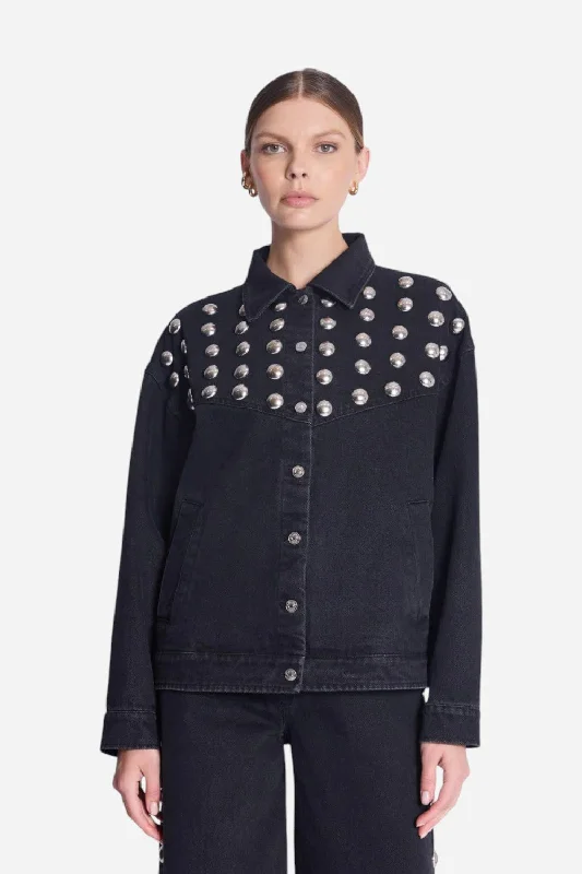 Bernice Vivi Studded Jacket Black