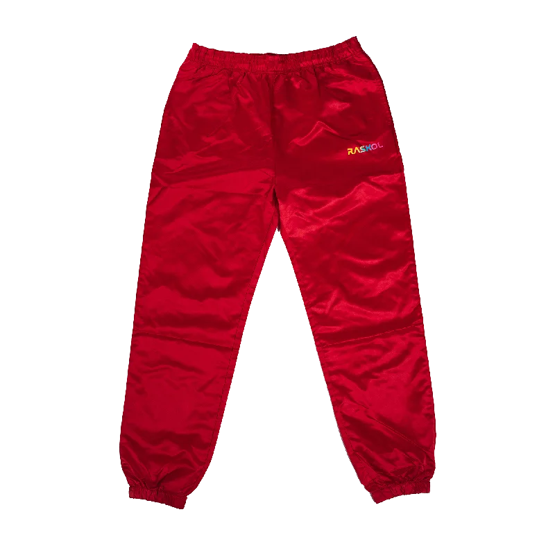 Soft Looks RASKOL Athletic Windbreaker Bottom (Red)