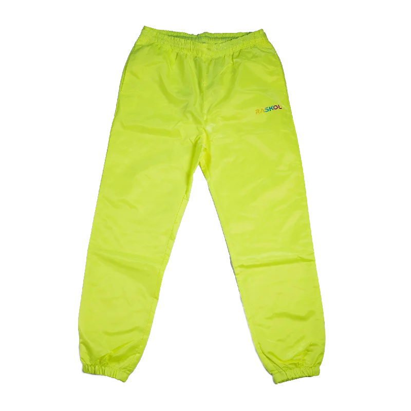 Easy Wear Chic RASKOL Athletic Windbreaker Bottom (Lemon Lime)