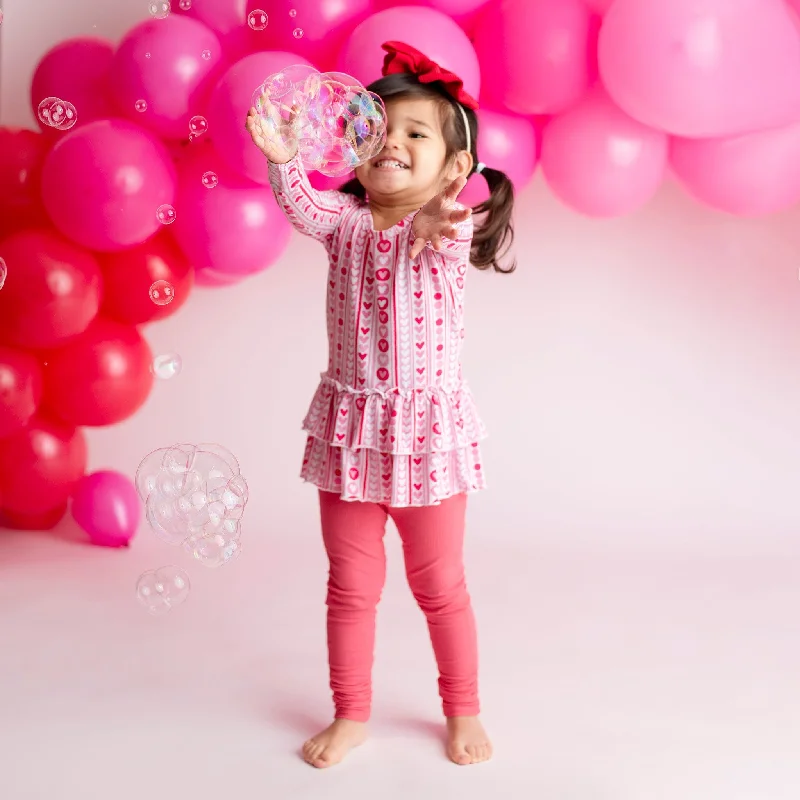 Light Fit Heart to Heart Toddler Top & Tights