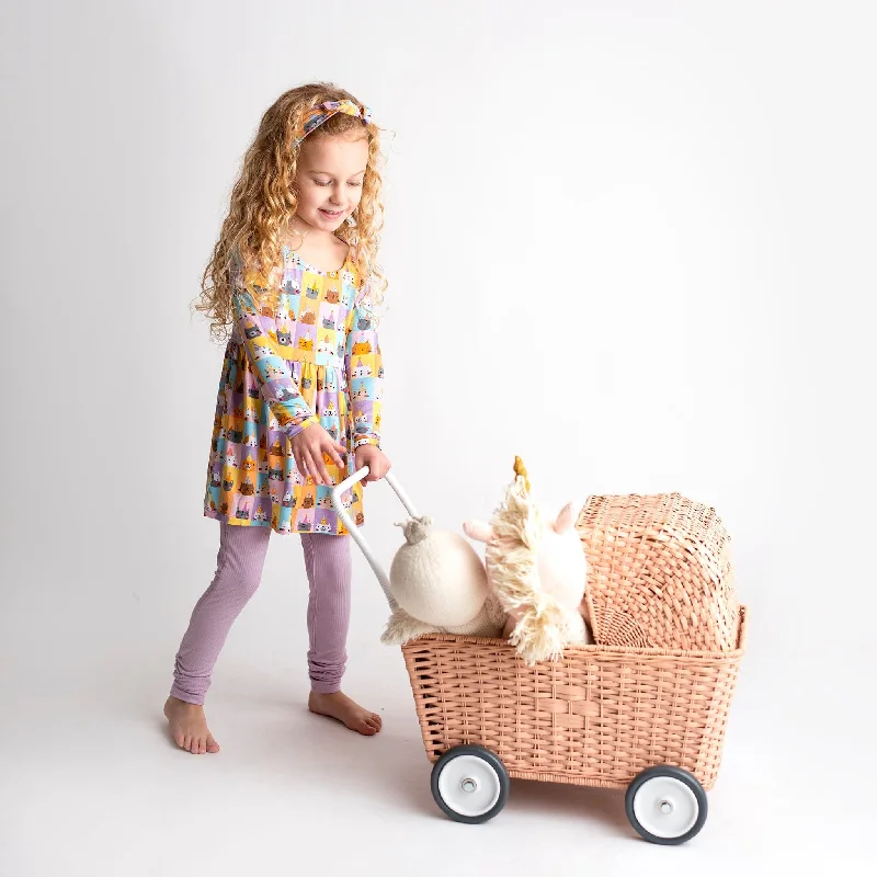 Versatile Wear Birthday Purrty Toddler Top & Tights