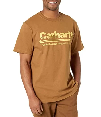 Versatile Outfits Carhartt 105754 Men's Relaxed Fit Heavyweight Short Sleeve Outdoors Graphic T-Shirt