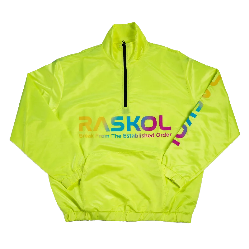 Smart Comfort Wear RASKOL Athletic Windbreaker Top (Lemon Lime)