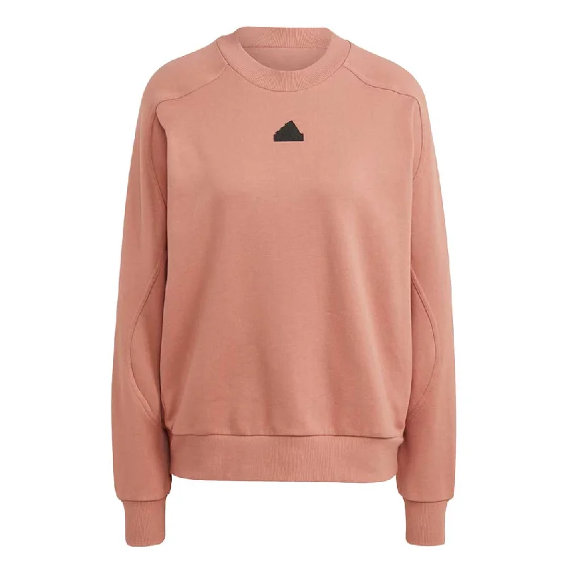 Stylish Jackets adidas - Women's City Escape Loose Crew Sweatshirt (HZ7300)
