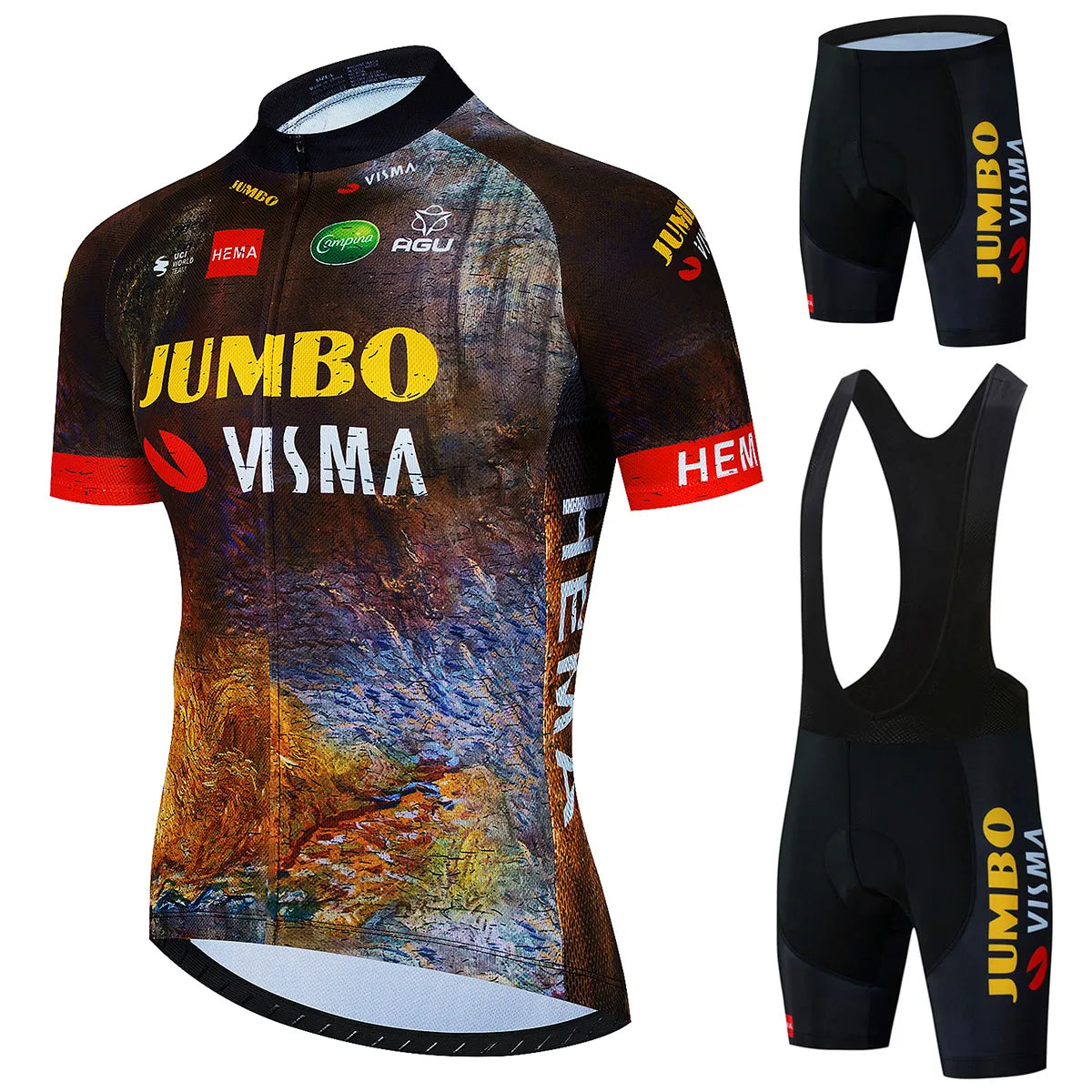 New Products 2023 Team JUMBO VISMA Cycling Jersey Set 19D Bike Shorts Set MTB Ropa Ciclismo Mens Short Sleeve Bicycle Shirts Maillot Clothing New Products 2023 Team JUMBO VISMA Cycling Jersey Set 19D Bike Shorts Set MTB Ropa Ciclismo Mens Short Sleeve Bicycle Shirts Maillot Clothing