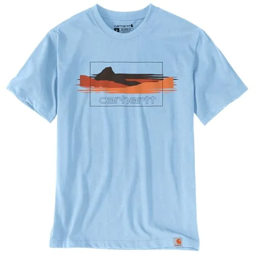 Fashion Style Carhartt 106150 Men's Relaxed Fit Heavyweight Short-Sleeve Mountain Graphic T-S Fashion Style Carhartt 106150 Men's Relaxed Fit Heavyweight Short-Sleeve Mountain Graphic T-S