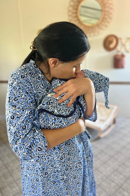 Effortless Style Natalia Robe & Newborn Swaddle Blanket Set