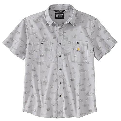 Easy-to-Wear Carhartt 105701 Men's Rugged Flex Relaxed Fit Lightweight Short-Sleeve - Large Tall - Alloy Easy-to-Wear Carhartt 105701 Men's Rugged Flex Relaxed Fit Lightweight Short-Sleeve - Large Tall - Alloy