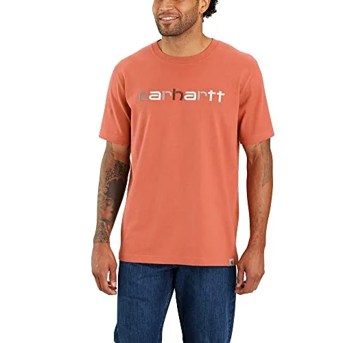 Effortless Elegance Carhartt 105797 Men's Relaxed Fit Heavyweight Short-Sleeve Logo Graphic T-Shirt - X-Large Tall - Terrecota Effortless Elegance Carhartt 105797 Men's Relaxed Fit Heavyweight Short-Sleeve Logo Graphic T-Shirt - X-Large Tall - Terrecota