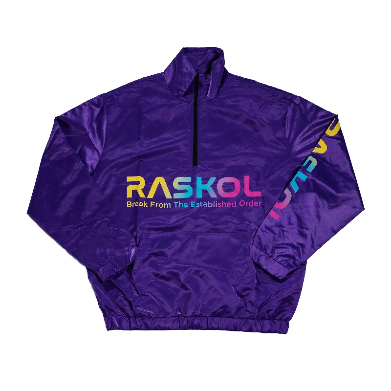 Romantic Temperament RASKOL Athletic Windbreaker Jacket (Purple)