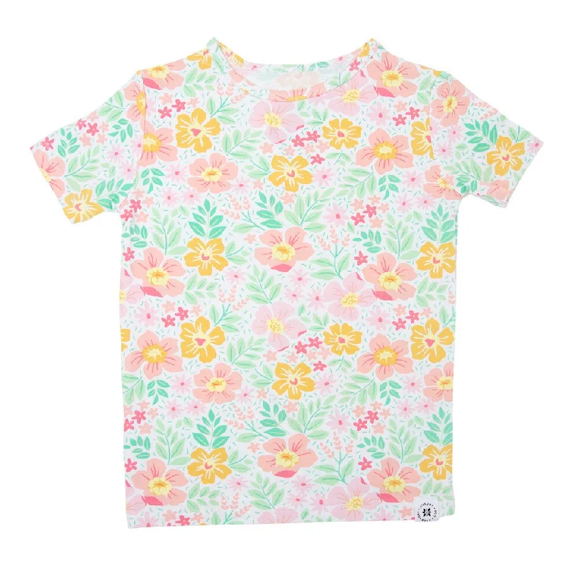 Trendy Items 2 Piece Girls Floral Short Pajamas