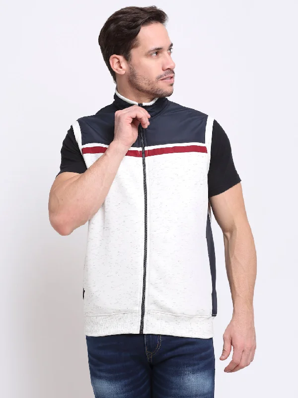 Sports And Leisure White Men's Sweatshirt
