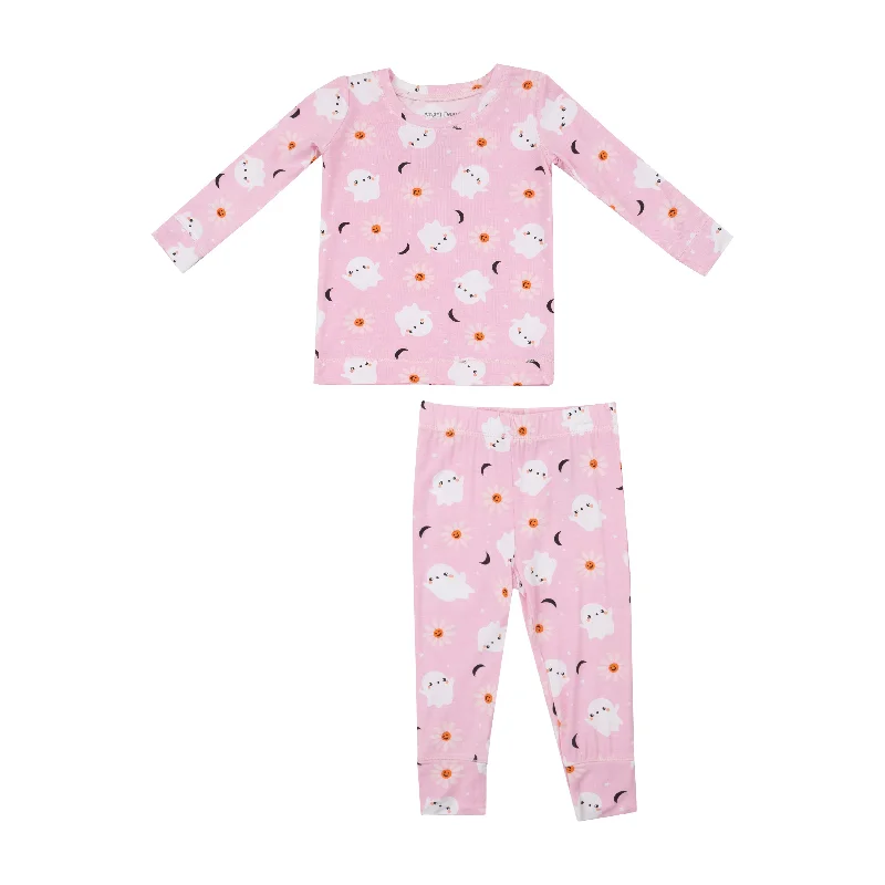 2 Piece Girls Spooky Ghost Pajamas