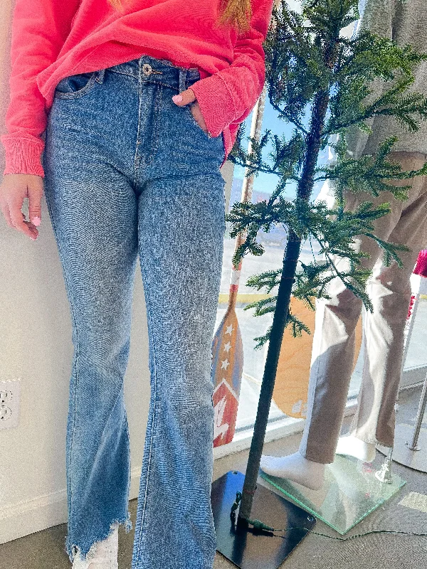 Casual Style Special A Mid Rise Boot Cut Jean - The Ainsley