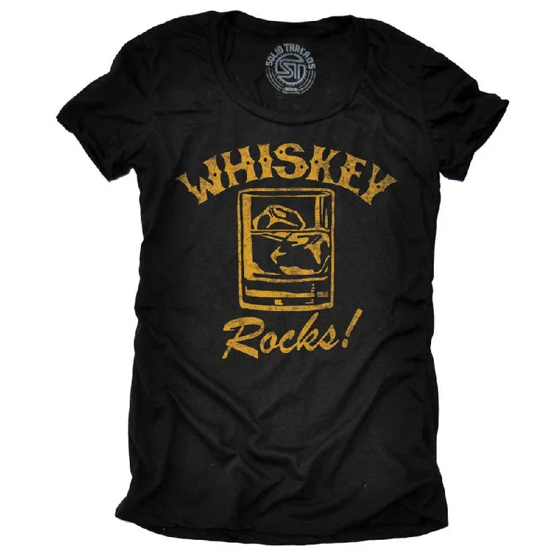 Sports And Leisure Women's Whiskey Rocks T-shirt