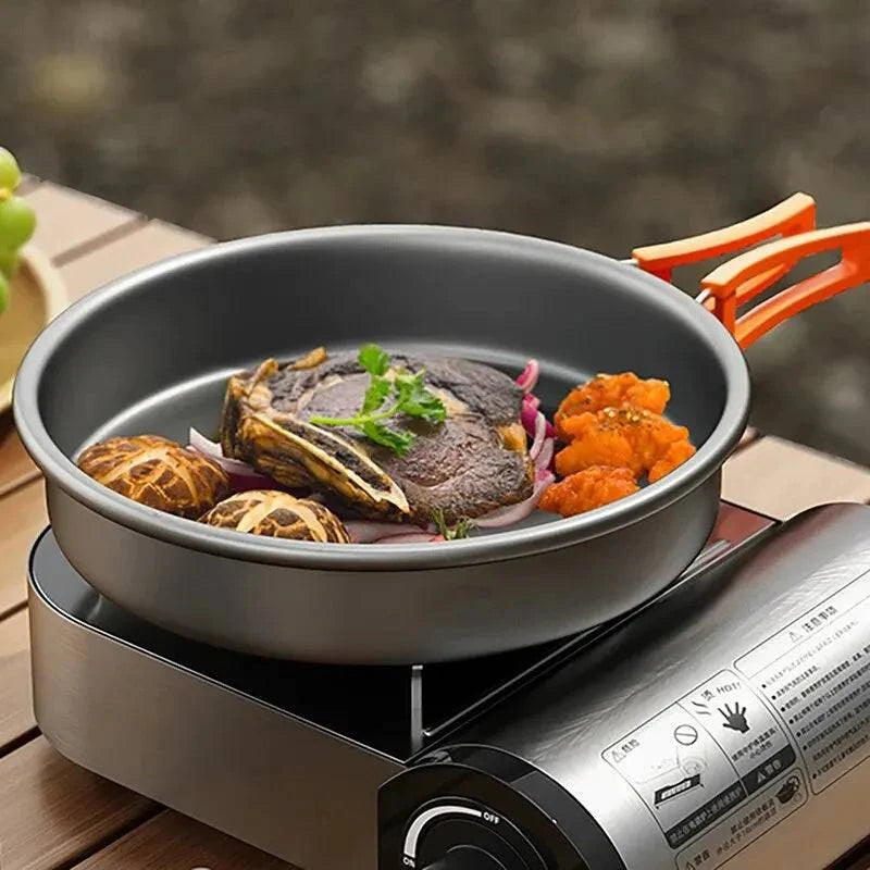 Weekend Style Outdoor Picnic Set Frying Pan Frying Pan In Frying Pan Frying Pan Single Frying Pan Portable Extra Light