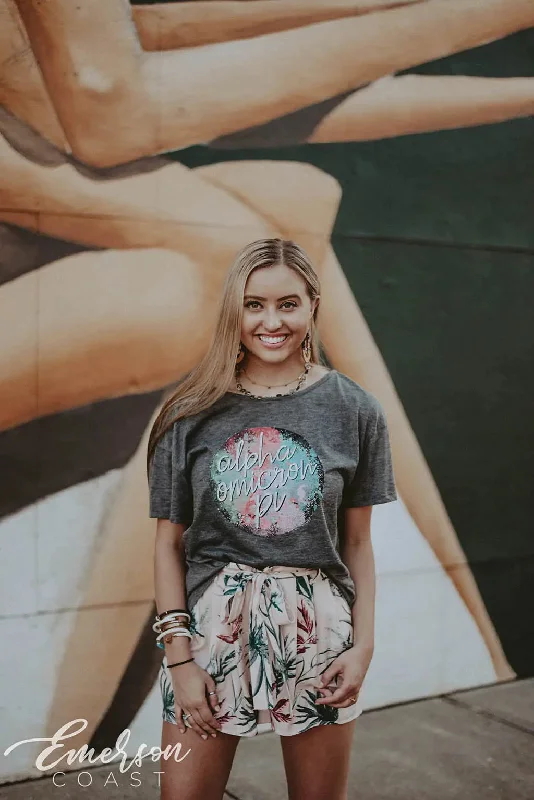 Thin Design AOII Colorful PR Tshirt