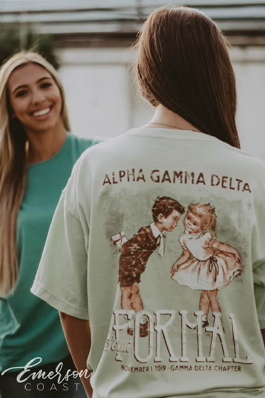 Fresh And Natural Alpha Gamma Delta Formal Tshirt