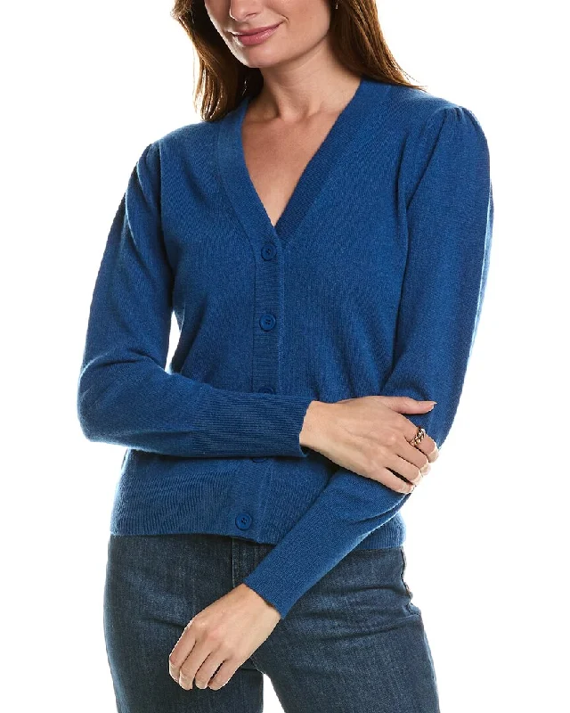 Casual Choice Forte Cashmere Buttoned Short Cashmere Cardigan